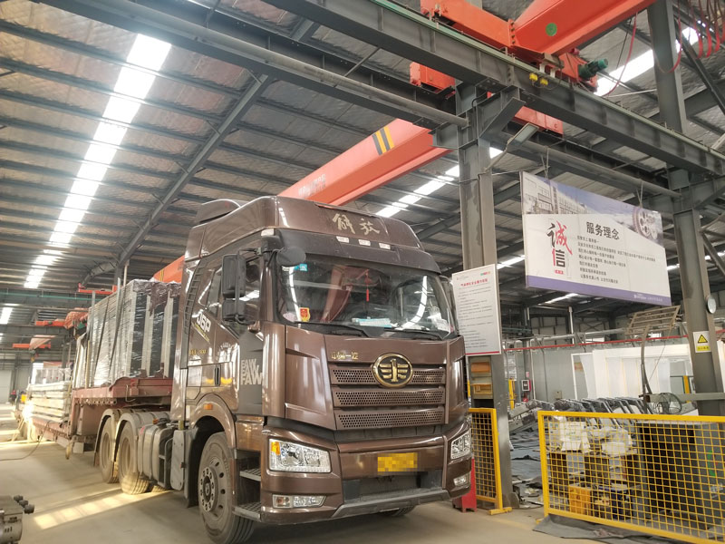 榮大候車(chē)亭制作廠家發(fā)往安徽公交候車(chē)亭發(fā)貨記錄